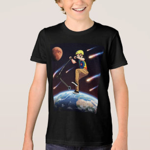 Scooter-Fahren Zu Den Sternen - Rollerfahrer Im We Tri-Blend Shirt