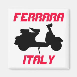 Scooter, Ferrara, Italien Magnet