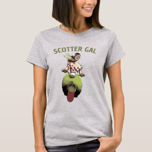 Scooter Gal, Text-T - Shirt hinzufügen