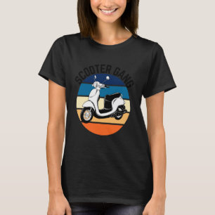 Scooter Gang Retro Vintage Moped Motorrad Getriebe T-Shirt