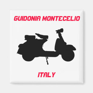 Scooter, Guidonia Montecelio, Italien Magnet