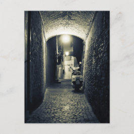 Scooter in Italien Postkarte