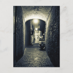 Scooter in Italien Postkarte