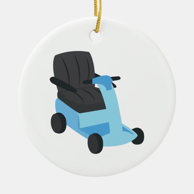 Scooter Keramik Ornament (Vorne)