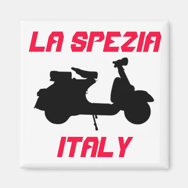 Scooter, La Spezia, Italien Magnet (Vorne)