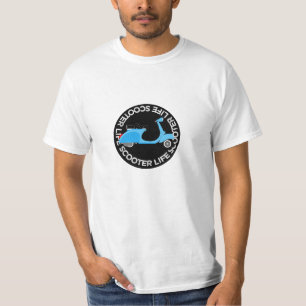 Scooter-Leben Klassischer Retro-Vintage-Motor-Stil T-Shirt