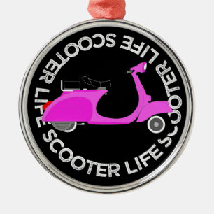 Scooter-Lebensstil-Mod für Scooter-Fans 2-Rad-Spor Ornament Aus Metall