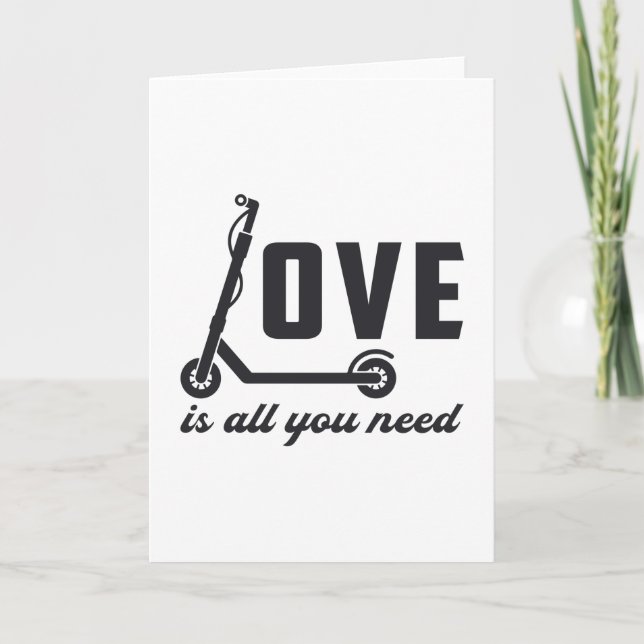 Scooter Liebe ist alles, was Sie brauchen Stunt Vi Karte (Vorderseite)