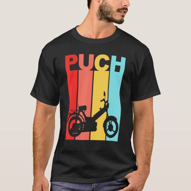 Scooter Moped Puch Maxi Scooter T-Shirt (Vorderseite)