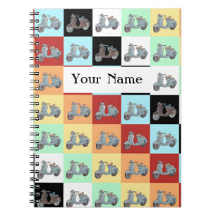 Scooter-Notebook Notizblock