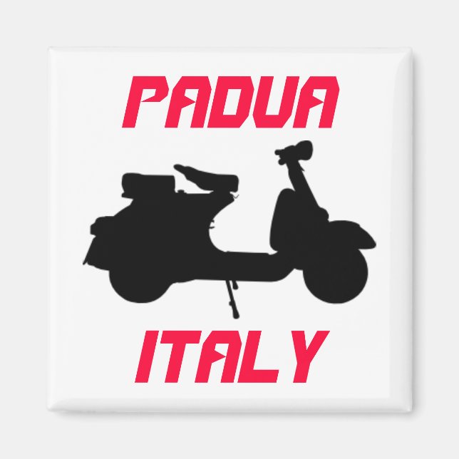 Scooter, Padua, Italien Magnet (Vorne)