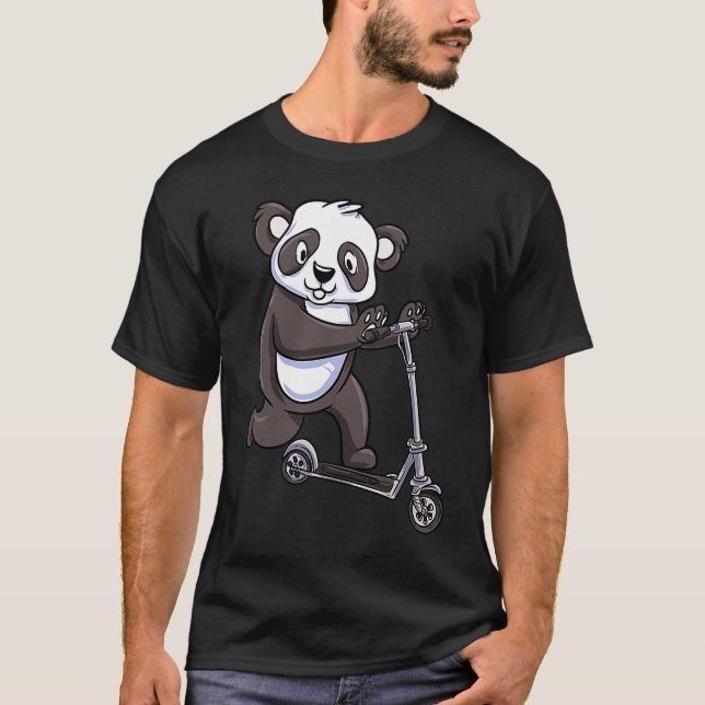 Scooter Panda T-Shirt (Vorderseite)