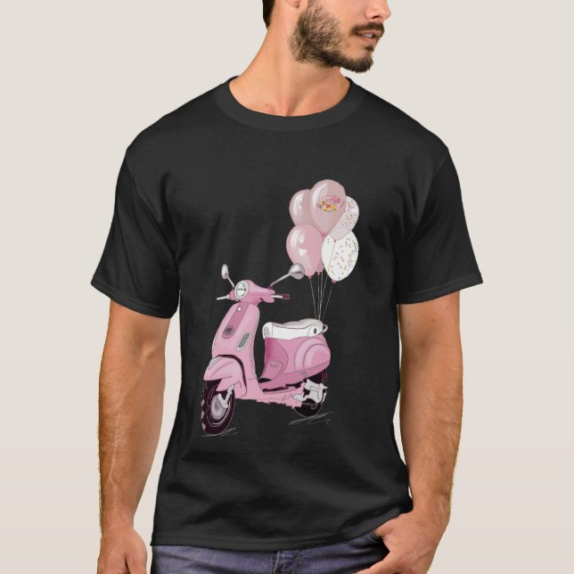 Scooter Pink Scooter _by Leamini20_ T-Shirt (Vorderseite)