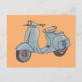 Scooter-Postkarte Postkarte