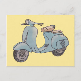 Scooter-Postkarte Postkarte