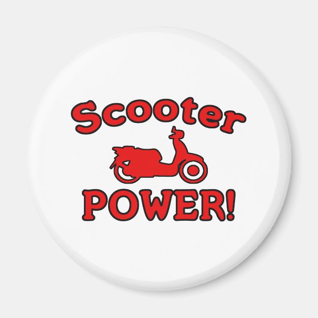 Scooter-POWER! Magnet (Vorne)