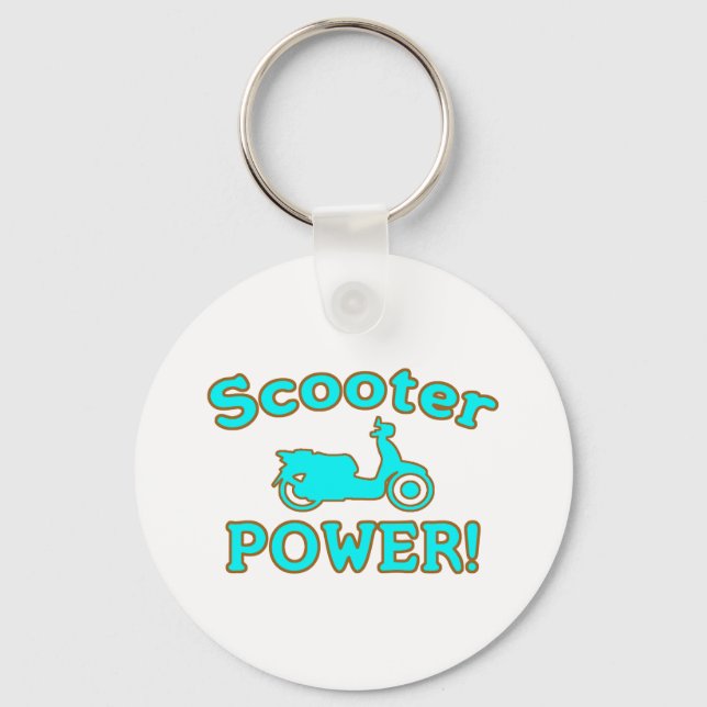 Scooter-POWER! Schlüsselanhänger (Vorderseite)