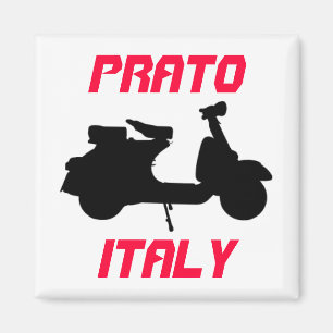 Scooter, Prato, Italien Magnet