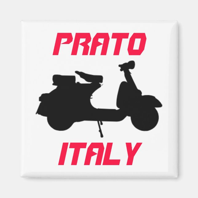 Scooter, Prato, Italien Magnet (Vorne)