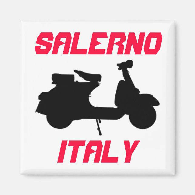 Scooter, Salerno, Italien Magnet (Vorne)