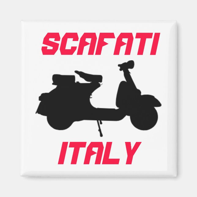Scooter, Scafati, Italien Magnet (Vorne)