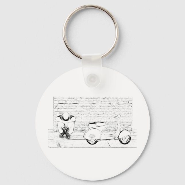 Scooter Skin Schlüsselanhänger (Vorderseite)