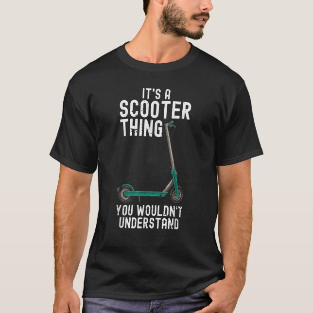 Scooter Stunt Scouter E Scooter Off Road Electric T-Shirt (Vorderseite)
