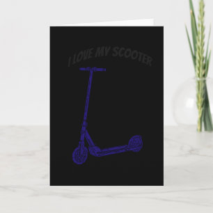 Scooter Stunts Kick Scooter-Geschenk Karte