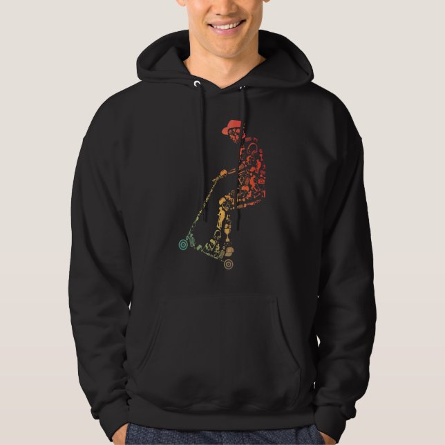 Scooter Tricks Scooter Hoodie (Vorderseite)