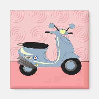 Scooter Trio Pink Magnet