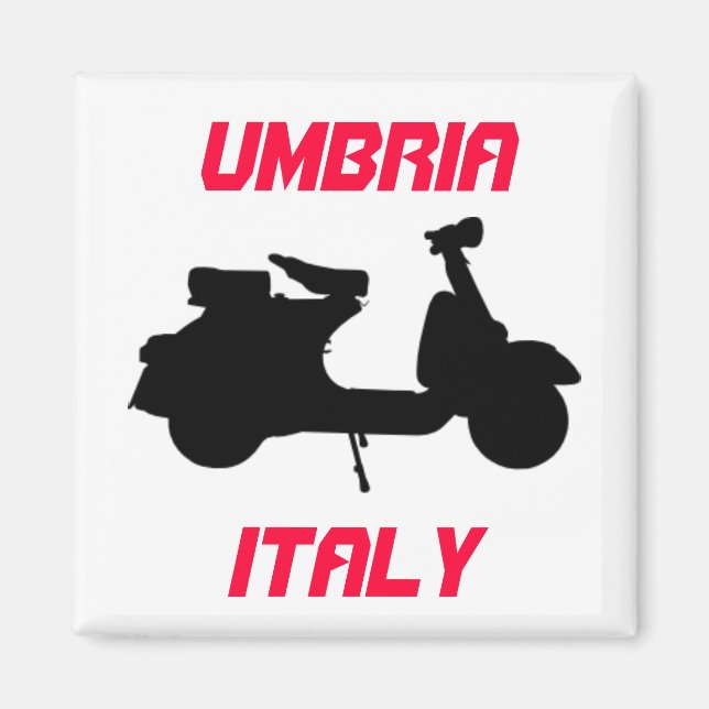 Scooter, Umbria, Mittelitalien Italien Magnet (Vorne)