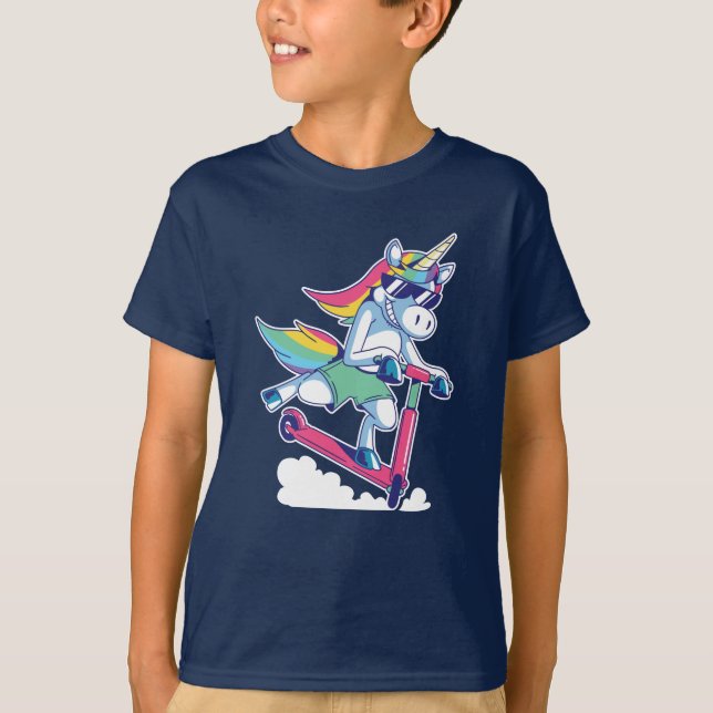 SCOOTER UNICORN T-Shirt (Vorderseite)