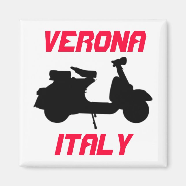 Scooter, Verona, Italien Magnet (Vorne)