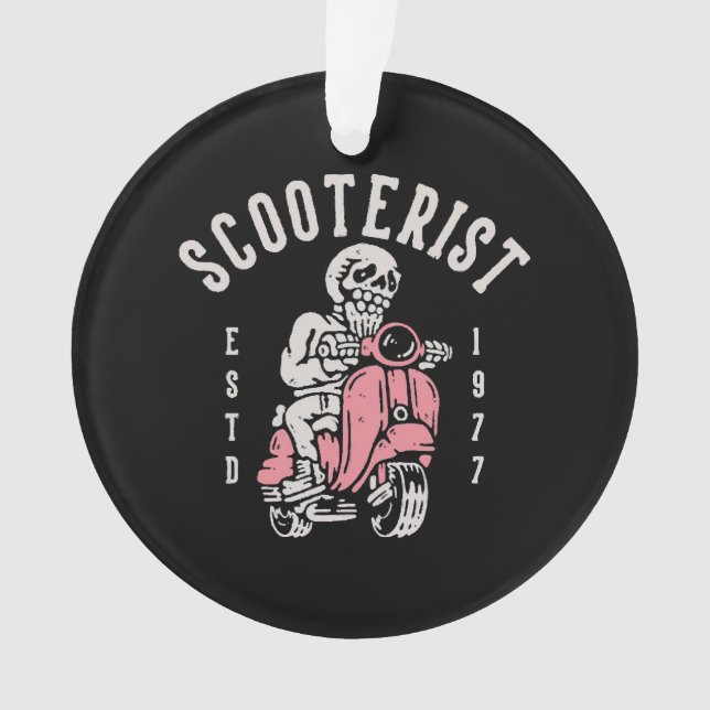 Scooterist, Ihre Tagline hier Ornament (Vorderseite)