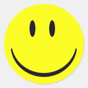 Scope Cap Sticker, Classic Face Runder Aufkleber