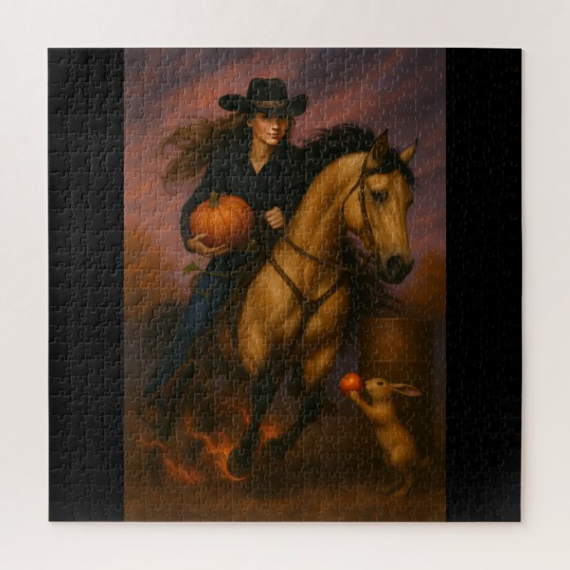 Scorching Fast Barrel Racing Team! Puzzle (Vertikal)