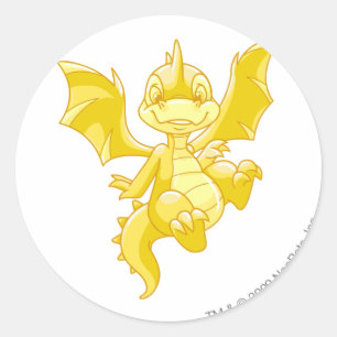 Scorchio Gold Runder Aufkleber