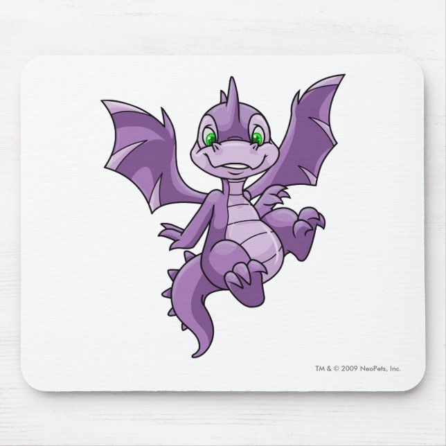 Scorchio lila mousepad (Vorne)