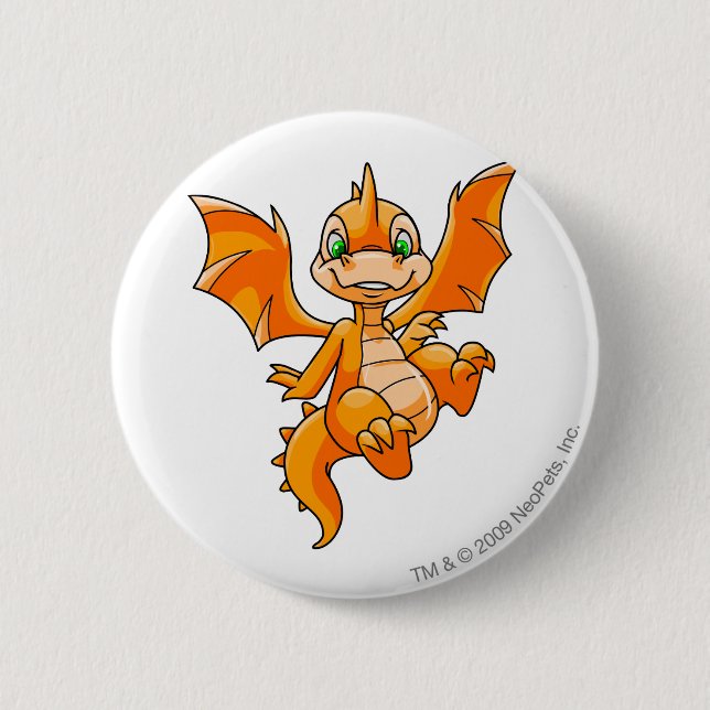 Scorchio Orange Button (Vorderseite)