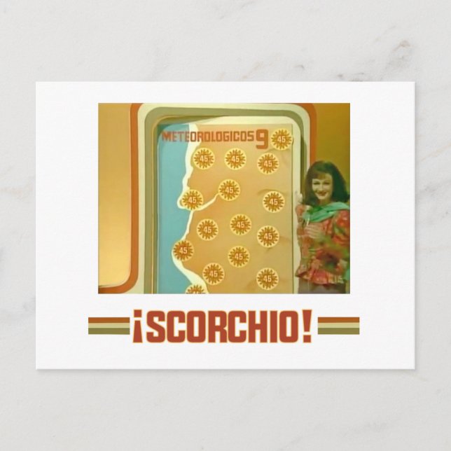 SCORCHIO! Schnelle Show Postkarte (Vorderseite)