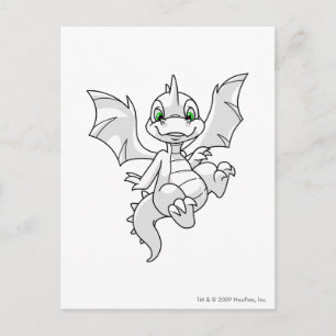 Scorchio White Postkarte