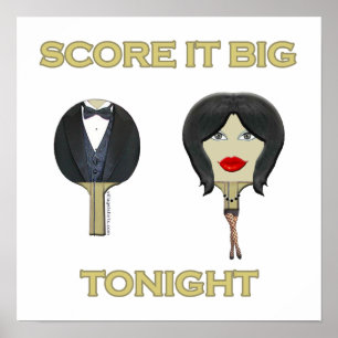 Score Big Pong Poster