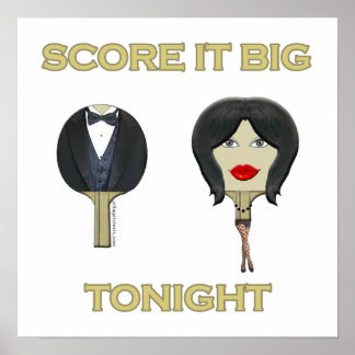 Score Big Pong Poster