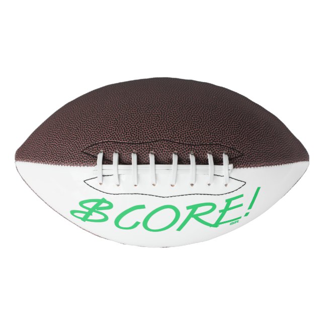 Score green and white dollar sign football (Vorderseite)