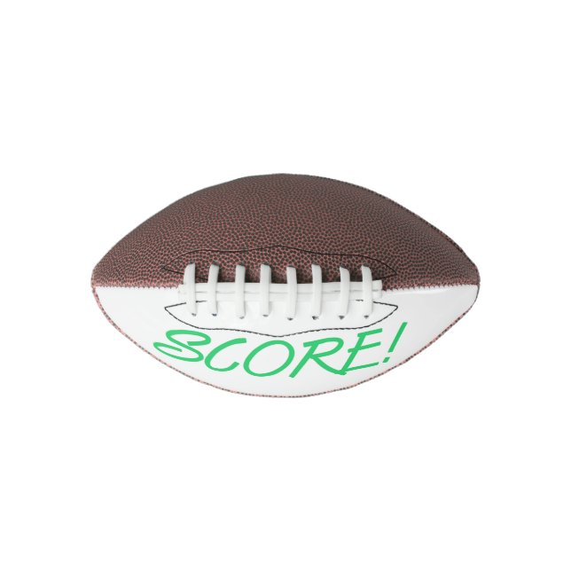 Score green and white mini football (Vorderseite)