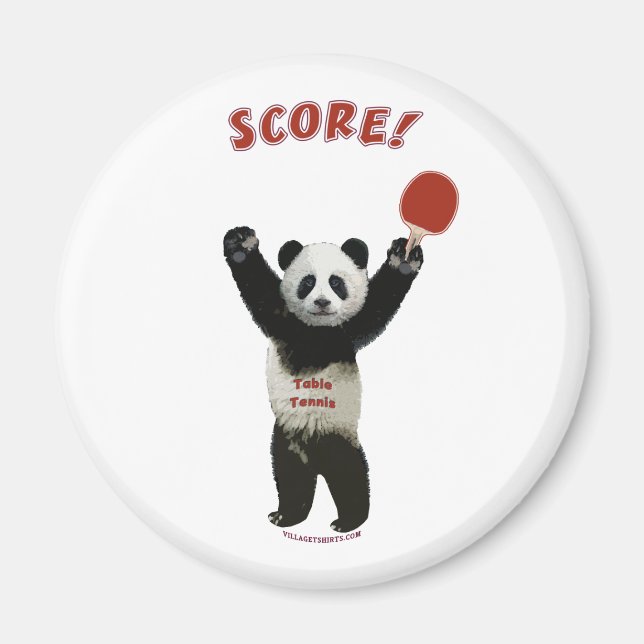 Score Panda Pong Magnet (Vorne)