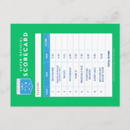 Scorecard Postkarte