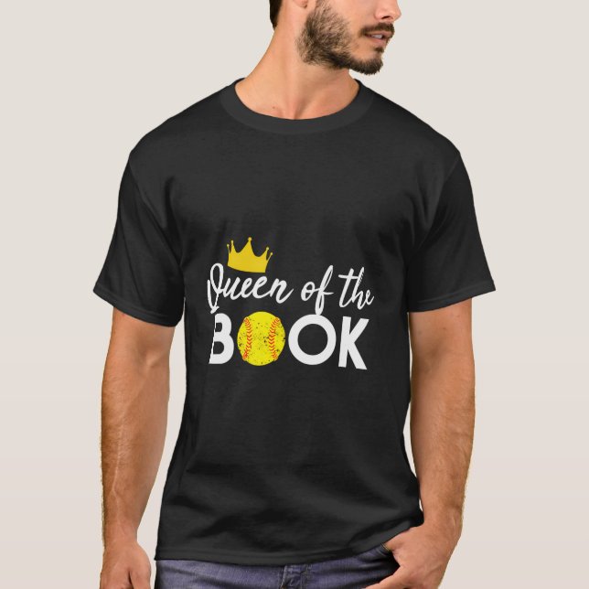 Scorekeeper Softball Team Scorebook Queen T-Shirt (Vorderseite)