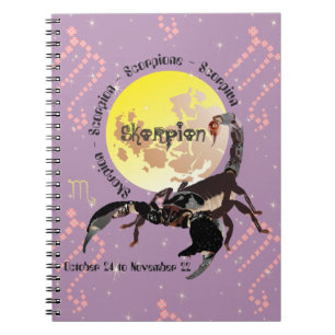 Scorpio 24. Oktober bis 22. November Notizblock