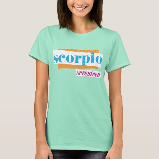 Scorpio Aqua T-Shirt (Vorderseite)